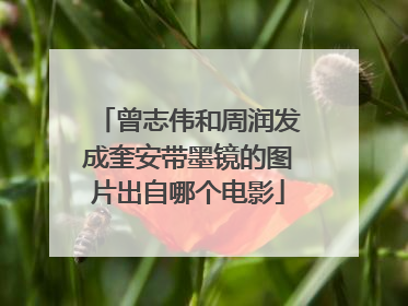 曾志伟和周润发成奎安带墨镜的图片出自哪个电影