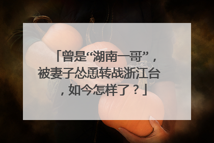 曾是“湖南一哥”,被妻子怂恿转战浙江台,如今怎样了?