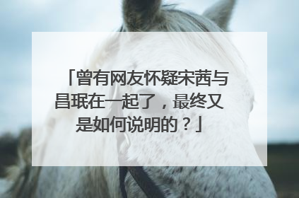 曾有网友怀疑宋茜与昌珉在一起了,最终又是如何说明的?