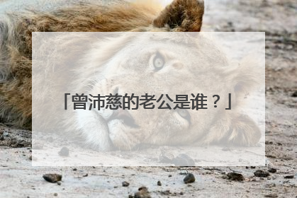 曾沛慈的老公是谁?