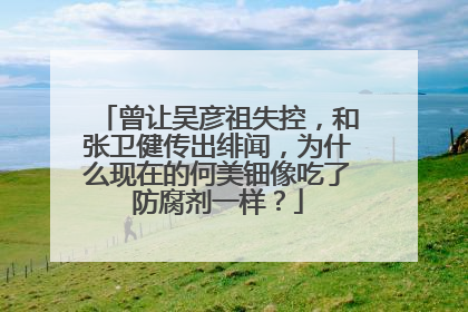 曾让吴彦祖失控，和张卫健传出绯闻，为什么现在的何美钿像吃了防腐剂一样？