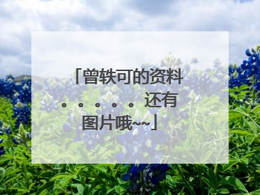 曾轶可的资料。。。。。还有图片哦~~