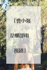 曹小强是哪部电视剧