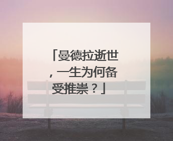 曼德拉逝世，一生为何备受推崇？
