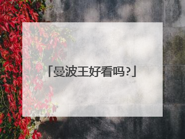 曼波王好看吗?