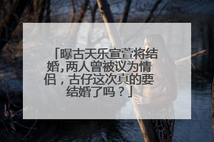 曝古天乐宣萱将结婚,两人曾被议为情侣,古仔这次真的要结婚了吗?