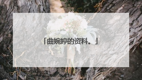 曲婉婷的资料。