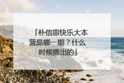 朴信惠快乐大本营是哪一期？什么时候播出的