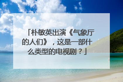 朴敏英出演《气象厅的人们》,这是一部什么类型的电视剧?