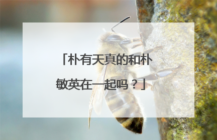 朴有天真的和朴敏英在一起吗？