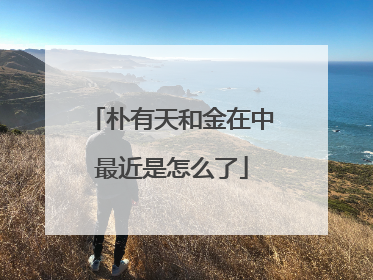 朴有天和金在中最近是怎么了