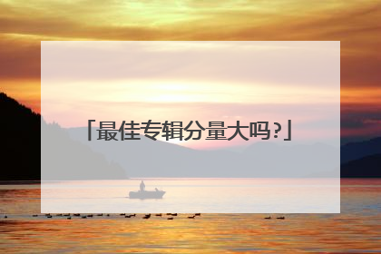 最佳专辑分量大吗?