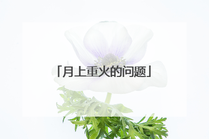 月上重火的问题