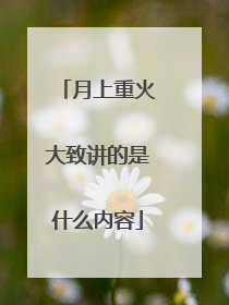 月上重火大致讲的是什么内容