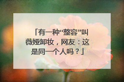 有一种“整容”叫薇娅卸妆，网友：这是同一个人吗？