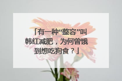 有一种“整容”叫韩红减肥，为何曾饿到想吃狗食？