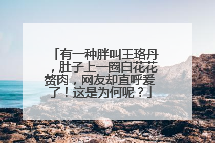 有一种胖叫王珞丹,肚子上一圈白花花赘肉,网友却直呼爱了!这是为何呢?
