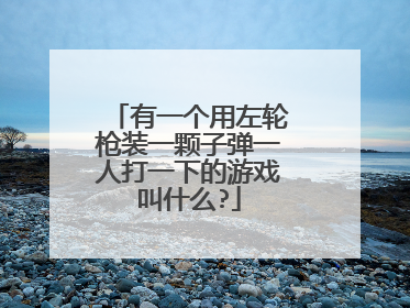 有一个用左轮枪装一颗子弹一人打一下的游戏叫什么?