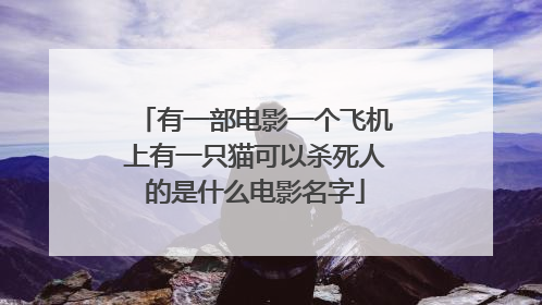 有一部电影一个飞机上有一只猫可以杀死人的是什么电影名字