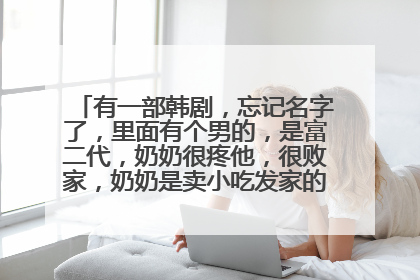 有一部韩剧，忘记名字了，里面有个男的，是富二代，奶奶很疼他，很败家，奶奶是卖小吃发家的，有次被一个