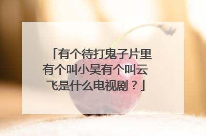 有个待打鬼子片里有个叫小吴有个叫云飞是什么电视剧？