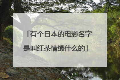 有个日本的电影名字是叫红茶情缘什么的