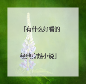 有什么好看的经典穿越小说