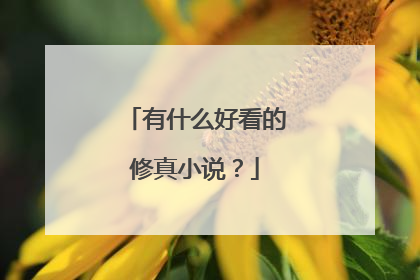 有什么好看的修真小说?