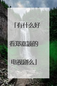 有什么好看郑嘉颖的电视剧么