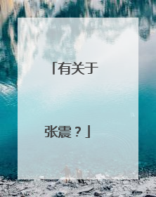 有关于张震?