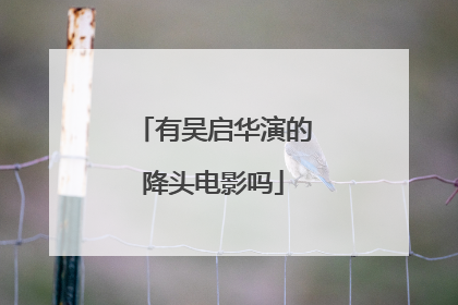 有吴启华演的降头电影吗