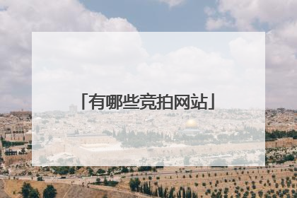 有哪些竞拍网站