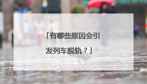 有哪些原因会引发列车脱轨？