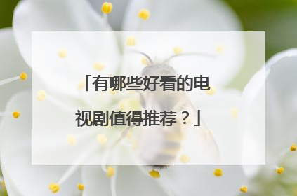 有哪些好看的电视剧值得推荐？