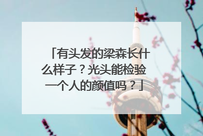 有头发的梁森长什么样子？光头能检验一个人的颜值吗？