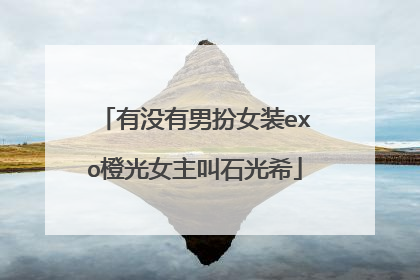 有没有男扮女装exo橙光女主叫石光希