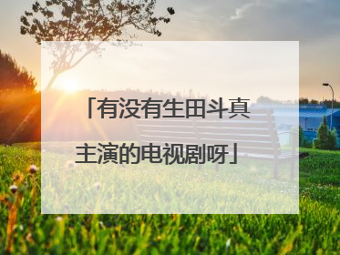 有没有生田斗真主演的电视剧呀