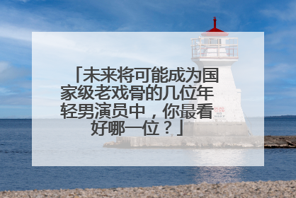 未来将可能成为国家级老戏骨的几位年轻男演员中,你最看好哪一位?