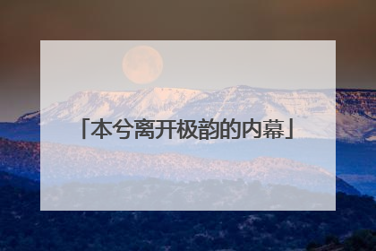 本兮离开极韵的内幕