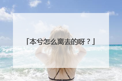 本兮怎么离去的呀？