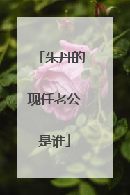 朱丹的现任老公是谁