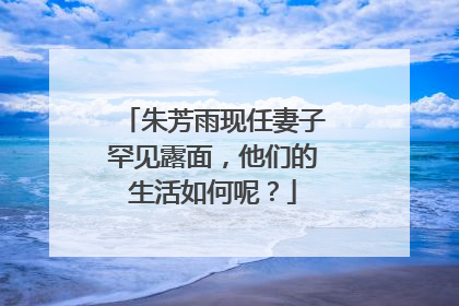 朱芳雨现任妻子罕见露面,他们的生活如何呢?