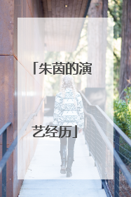 朱茵的演艺经历