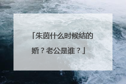 朱茵什么时候结的婚？老公是谁？