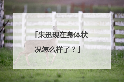 朱迅现在身体状况怎么样了？