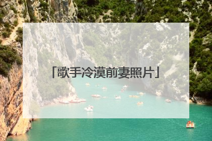 歌手冷漠前妻照片