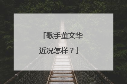 歌手董文华近况怎样?