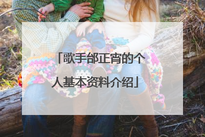 歌手邰正宵的个人基本资料介绍
