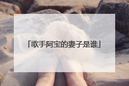 歌手阿宝的妻子是谁