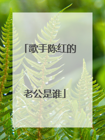 歌手陈红的老公是谁